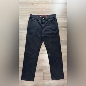 Dickies Men's slim taperDark Black Straight Jeans-vintage